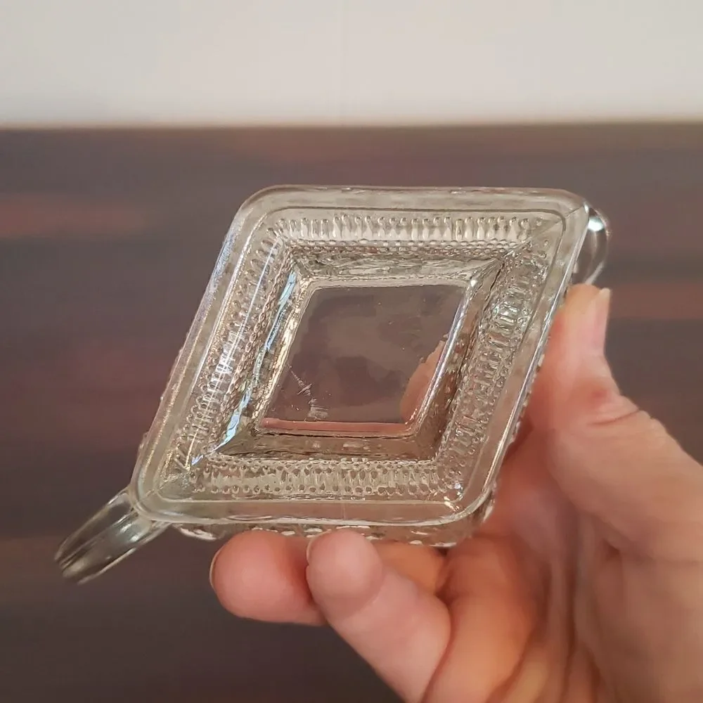 Lovely Vintage Pressed Glass Creamer
